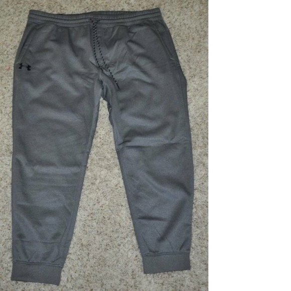 Mens Under Armour Joggers Sweatpants 3XL Gray Fleece Lined Storm Elastic Waist - Picture 5 of 5